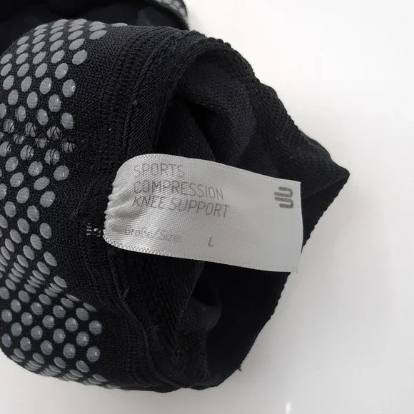 Bauerfeind Sports Compression Knee Support Black Seamless Sleeve Brace Large - Picture 5 of 7